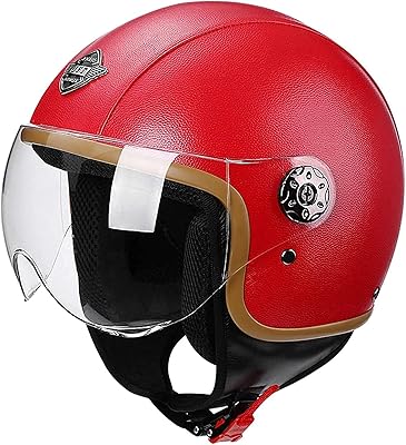 Retro motorcycle helmet 3/4 open in leather, vintage helmets approved dot/ece, for motorcycle scooter cruiser chopper jet helmet d, l.. Your digital marketplace solution, DIAYTAR NIGERIA delivers quality and value within the week.