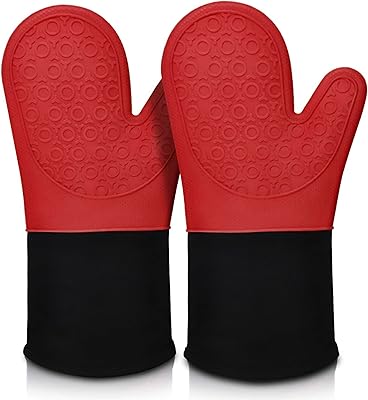 Reelly silicone oven gloves with quilted lining, heat -resistant cooking gloves with maximum protection against heat and steam The waterproof manic gloves for cooking, cooking and grills.. DIAYTAR NIGERIA: Where shopping is easy, prices are low, and delivery is just days away.