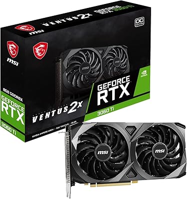 MSI GeForce RTX 3060 Ti LHR 8 GB GDRR6X game graphics card, 256 bits, HDMI/DP, NVIDIA LINK, TORX 3 FAN, AMBER OC architecture (RTX 3060 Ti Ventus 2X 8GD6X OC).. Looking for trendy fashion, home essentials, or electronics? DIAYTAR Nigeria has it all and delivers within days, not weeks.