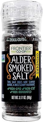 Smoked salt from Aulne Frontier Natural Products, gourmet salt mill, 3.17 OZ (90 g).. DIAYTAR NIGERIA brings affordable products to every doorstep with our reliable 5-8 day shipping.
