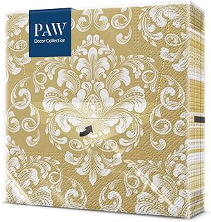 Decorline -20 Paper towels 'Beautiful Moments Gold' -33x33 CM -3 Plys.. Shop from our extensive catalog at DIAYTAR NIGERIA and enjoy doorstep delivery in just 5-8 days.