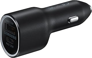 Black car charger 40 W ultra-fast USB-C/USB-A 2 ports without cable.. DIAYTAR NIGERIA: Your one-stop e-commerce destination with affordable prices and nationwide delivery in 5-8 days.