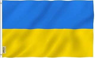 Only the flag of Ukraine of Fly Breeze 3 x 5 feet.. Experience shopping satisfaction with DIAYTAR NIGERIA's vast selection and budget-friendly delivery options.