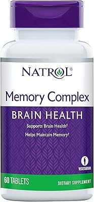 Natrol Memory Complex, brain health, 100 % vegan, 60 tablets.. Order now, relax later — DIAYTAR Nigeria ships in 5 to 8 days.