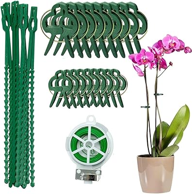 Set of 31 Goodrun plant support pliers, climbing plant pliers, tomato garden pliers, plant fasteners, plastic garden fasteners, flower -rings ties, plant straighteners.. DIAYTAR NIGERIA: Your trusted marketplace that combines variety, affordability and reliable shipping.
