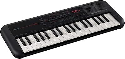 Numerical portable keyboard Yamaha PSS-A50 with recording of sentences, 42 integrated voices and 138 arpeges in a light, black design.. Discover endless possibilities with DIAYTAR NIGERIA's comprehensive selection and reliable shipping.