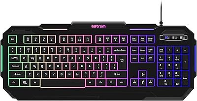 Strom KG200 wired game keyboard with LED backlight in rainbow colors, 19 keys with multi-drop response, quick response, multimedia control for PC and computer computer computer.. Experience DIAYTAR NIGERIA, where extensive product variety meets pocket-friendly prices and reliable delivery.