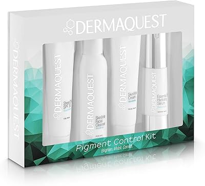 Derma Quest Skin Brite Pigmentation Control Kit for Beginner and Travel - 4 Pieces.. DIAYTAR NIGERIA brings the marketplace to your screen with affordable products delivered in 5-8 days.