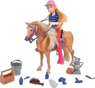 Sunny Days Entertainment Horse Palomino with rider game box with 14 accessories and sounds.. Shop with ease at DIAYTAR NIGERIA, Nigeria's premier e-commerce platform offering budget-friendly shipping.