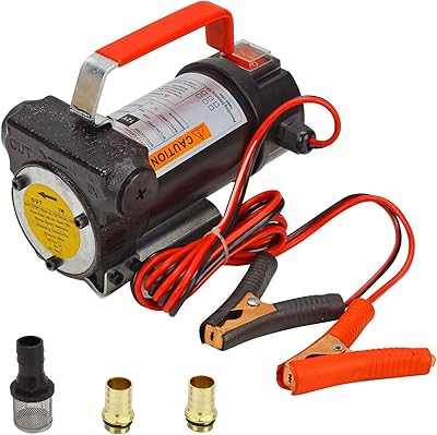 Portable fuel transfer pump Black Horse Racing 12 V CC for the transfer of commercial diesel, kerosene and oil.. Experience the convenience of boundless shopping with DIAYTAR NIGERIA's vast selection and quick delivery.