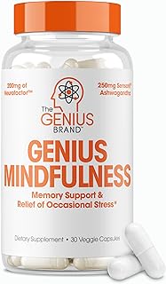 The supplement to relief from the stress and anxiety of the Genius brand with Ashwagandha, nootropic cerebral booster and memory support with blueberry extract (30 capsules).. From kitchen tools to phones — DIAYTAR Nigeria ships it all in a week.