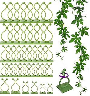 Urbazaar 120 pieces wall pliers for climbing plants - green 3 different sizes support for plants, self -adhesive hook, vine support (green).. DIAYTAR NIGERIA: Where shopping meets satisfaction with affordable prices and prompt delivery services.