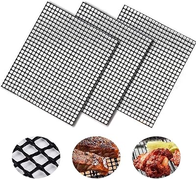 Set of 3 mesh carpets for barbecue non -stick lining.. DIAYTAR NIGERIA makes online shopping accessible to all with budget-friendly prices and reliable delivery.