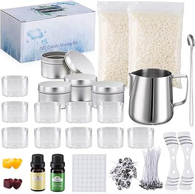 Kit for manufacturing scented beauty candles, hand -made candle manufacturing kit and vegetable essential oils, easy to tinker gift box for beginners (1).. Elevate your shopping experience with DIAYTAR NIGERIA's vast catalog and budget-friendly options.