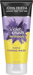 Purple John Frieda shampoo Crush tonic mask for blond hair treatment in depth.. Easy checkout, quick delivery — shop now on DIAYTAR Nigeria.