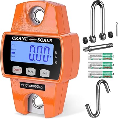 300kg digital hanging balance, waterproof and robust fish balance, portable balance for luggage, weight suitcase, robust industrial electronics (300kg).. Shop from our extensive catalog at DIAYTAR NIGERIA and enjoy doorstep delivery in just 5-8 days.