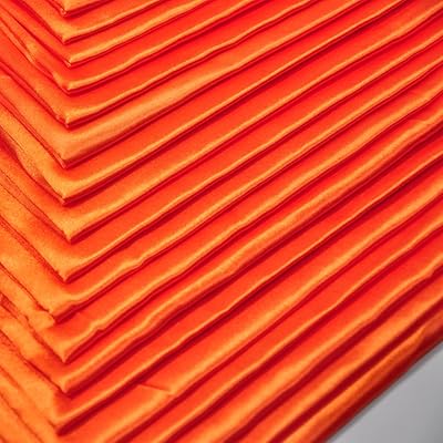 18 "x 20.5" satin fissure in 100 % polyester poplin, 18 pieces for manual work and orange sewing, 18.. DIAYTAR NIGERIA revolutionizes e-commerce with our affordable prices and dependable delivery timeframes.