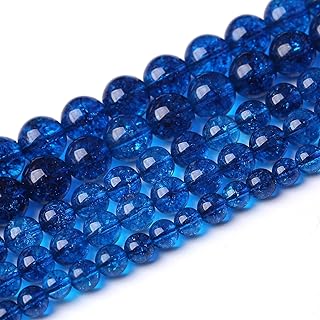 45 pieces of 8 mm natural blue crystal quartz stones, bulk pearls for the manufacture of jewelry, bracelets, necklaces, energy healing 15 "(8 mm water quartz).. DIAYTAR NIGERIA bridges the gap between desire and affordability with nationwide delivery in under 8 days.