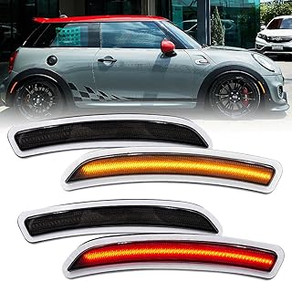 NSLOMO LED REDUME LED LED POSTE LIKES F55 F56 F57 MINI COOPER 2014 2014 2016 2018 2018 2017 2019 Side lights OEM replacement smoke lentils.. Your ultimate shopping destination, DIAYTAR NIGERIA combines extensive selection with affordable shipping.