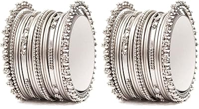 Shining Diva Modern Collection of 40 elegant traditional German bracelets, oxidized silver for women.. Shop from Nigeria's largest product selection at DIAYTAR, with budget-friendly prices and swift delivery.