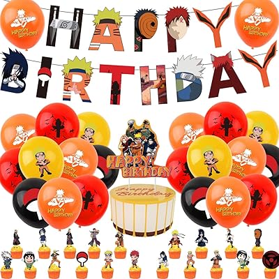 Naruto birthday decorations on the theme of video game decorations for children.. Your one-click solution to affordable shopping, DIAYTAR NIGERIA delivers quality products nationwide.
