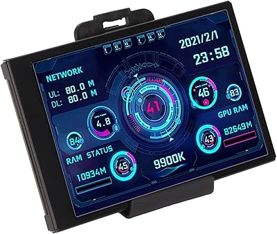 Computer temperature monitor, 360 ° 360 ° IPS USB rotation Display the temperature Display of the PC MINI screen AIDA64 PC CPU GPU RAM Data monitor PC Display Panel for Windows System.. Your budget-friendly online marketplace, DIAYTAR NIGERIA delivers a world of products in just 5-8 days.