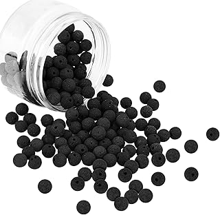 Nbeads approximately 400 pieces 6mm Natural black lava pearls Precious Rock Precious Rock Bulk Pearls Energy Stone Jewelry Bracelet Manufacturing of necklaces.. Shop with intention at DIAYTAR NIGERIA, offering thousands of products delivered nationwide in days.