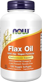 NOW Supplements, Linage oil 1000 mg with essential omega-3, cold pressed, hexane, vegetarian formula, 120 vegetarian capsules.. Your digital shopping companion, DIAYTAR NIGERIA offers exceptional value with delivery in less than 8 days.