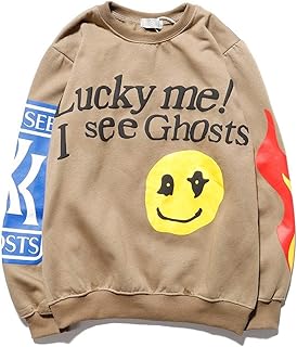 Lucky me i see ghosts sweatshirts 3D printed fashion print-shirt thick hip hop hop trend for men women.. From daily needs to rare finds, DIAYTAR Nigeria brings it to your door.