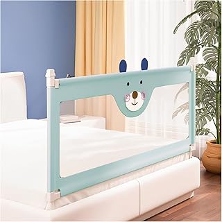 Okooz® baby bed barrier, cute bear pattern, extra long swivel bed barrier for baby bed, foldable bed barrier with children's safety bumper, double 1.5 m waist.. Enjoy the simplicity of shopping with DIAYTAR NIGERIA, offering vast choices delivered in just 5-8 days.
