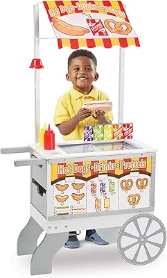 Melissa & Doug Food and food cart for snacks and treats, imitation game toy, wooden toy and wooden toy store, large game set, toy store, toy store accessories, 3 years and over, gift for boys.. Transform your shopping experience with DIAYTAR NIGERIA's vast product selection delivered at unbeatable prices.