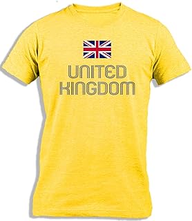 Cotton t-shirt flag from the United Kingdom with the United Kingdom flag | Great Britain | Union Jack for children.. Experience the convenience of online shopping with DIAYTAR NIGERIA's reliable 5-8 day delivery service.