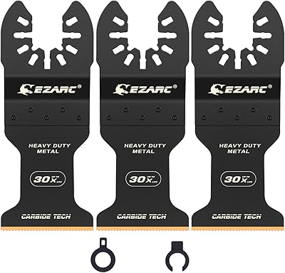 Ezark multitheed coach blades for use with hard materials, hard metals, nails, rivets, studs, bolts, screws, packs of 3.. DIAYTAR NIGERIA connects your desires with reality through our affordable e-commerce platform and quick delivery.