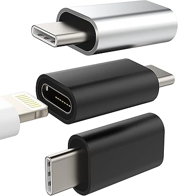 USB C Mâle Ellen adapter to Lightning female, USB C Male adapter to female iPhone compatible with MacBook, Samsung Galaxy S22, note 8, Galaxy S8 Plus, S9, Google Pixel and others - Black, a pack.. Transform your online shopping experience with DIAYTAR NIGERIA's affordable and diverse marketplace.