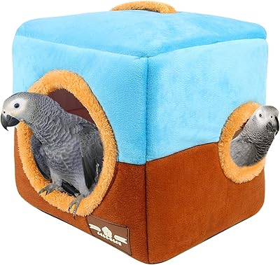 Jindor Parrot Nest House Size L - Hot hut for birds in winter hanging cage for large birds, Amazonian parrots and gray cacatoès in Africa.. Shop smarter with DIAYTAR NIGERIA's comprehensive catalog and budget-friendly 5-8 day delivery.