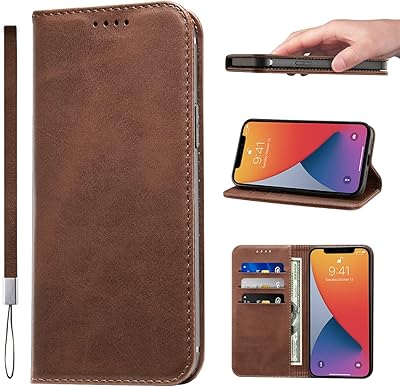 Llangelm iPhone 13 mobile phone case, in polyurethane leather, with wallet design, anti-shoc-brown flap and flap holders.. Discover the perfect balance of price and convenience with DIAYTAR NIGERIA's nationwide e-commerce platform.