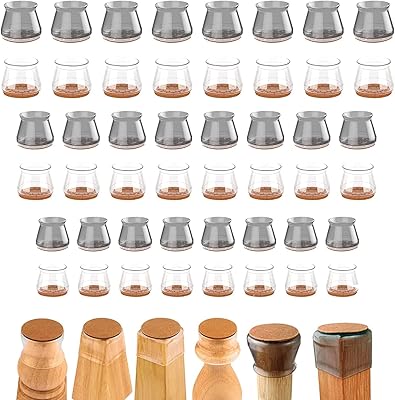 48 pieces of full-size chair protectors, daily chic furniture pads for hardwood floors, silicone furniture covers with felt cushion, transparent white and black transparent black.. Shop across boundaries at DIAYTAR NIGERIA and enjoy budget-friendly nationwide delivery within the week.