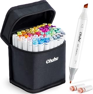 Set of artistic markers 80 colors ohuhu marker double -pole for children and adults.. Shop for less and receive more with DIAYTAR NIGERIA's expansive e-commerce platform and nationwide delivery.