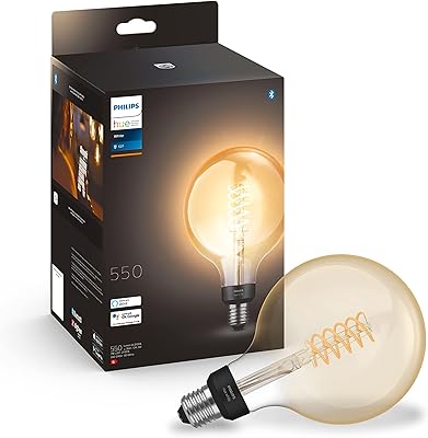 Intelligent LED bulb with giant white filament Philips Hue [EDison E27 screw] with Bluetooth, works with Alexa, Google Assistant and Apple Homekit, 1 package.. Experience the simplicity of DIAYTAR NIGERIA's extensive marketplace with delivery within 8 days.
