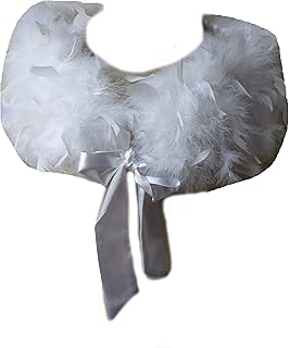 Real ostrich feathered headdress with silk ribbon scarf to protect your shoulders.. DIAYTAR NIGERIA brings the market to your screen with thousands of affordable products delivered to your door.