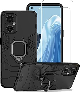 ZED Moon mobile shell for Oppo Reno 7Z 5G with glass screen protector [2 parts] Robust double layer antichoc quality military quality with magnetic ring stand - Black.. DIAYTAR NIGERIA: Where shopping is affordable, selection is vast, and delivery is always reliable.