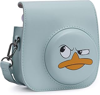 Making Tech PU leather case for Fujifilm Instax Mini 11 camera, with adjustable strap and pocket, multicolored, camera case.. DIAYTAR NIGERIA brings the market to your screen with thousands of affordable products delivered to your door.