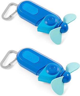 Sports flock Sports O2 Cool keychain - Portable pocket fan powered by battery with carabiner, mini pocket fan for 2 -room vacation (blue).. Discover endless possibilities with DIAYTAR NIGERIA's extensive product range and affordable shipping.