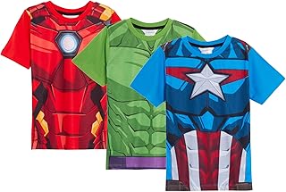 Marvel Boys Avengers Lot of 3 short sleeve t-shirts for Iron Man Iron Man Captain America.. Shop the future with DIAYTAR NIGERIA - thousands of products, unbeatable prices, delivery within a week.