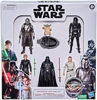 Set of Dark Star Wars 6 -piece figurines for children 4 years and over - 6 inches (15.2 cm).. DIAYTAR NIGERIA makes every shopping desire a reality with affordable prices and delivery in 5-8 days.