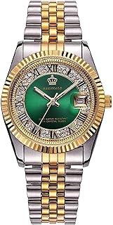 Waterproof quartz light watch for women, in two -tone stainless steel, silver and gold, silver.. DIAYTAR NIGERIA brings the market to your screen with thousands of affordable products delivered to your door.