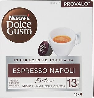 Neapolitan espresso, 16 capsules, 128 g, from Nescafé Dolce Gusto.. Shop smart, shop DIAYTAR - Nigeria's most affordable e-commerce platform with nationwide delivery.