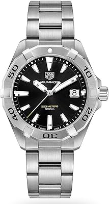 Aquaracer men's watch WBD1110.BA0928, black, diving watch, quartz movement.. Experience shopping satisfaction with DIAYTAR NIGERIA's vast selection and budget-friendly delivery options.