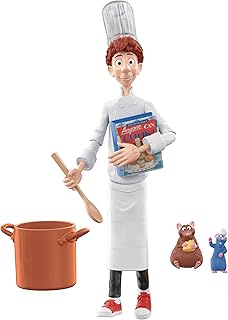 Set of favorite characters from Disney Pixar Ratatouille with Linguine to Build and Figurines Rémy and Emile, Authentic appearance, Collection Gift, from 6 years old.. Experience the convenience of boundless shopping with DIAYTAR NIGERIA's vast selection and quick delivery.