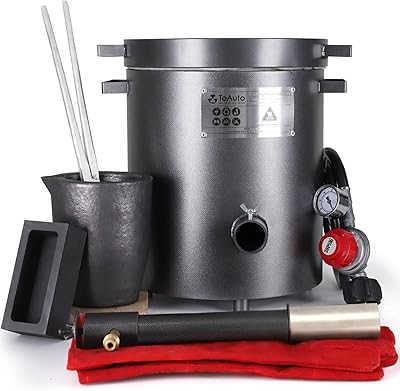 Two kits of automatic propane mepery of 6 kg TMF6000B-V3 of the domestic propane foundry to melt gold, silver, copper, scrap and aluminum.. Discover endless possibilities with DIAYTAR NIGERIA's extensive product range and affordable shipping.